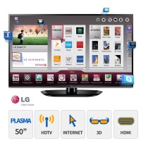 TV LG 50 NEW PLASMA SMART 3D (COM OCULOS)